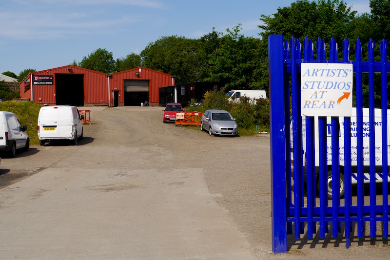 View through the gates